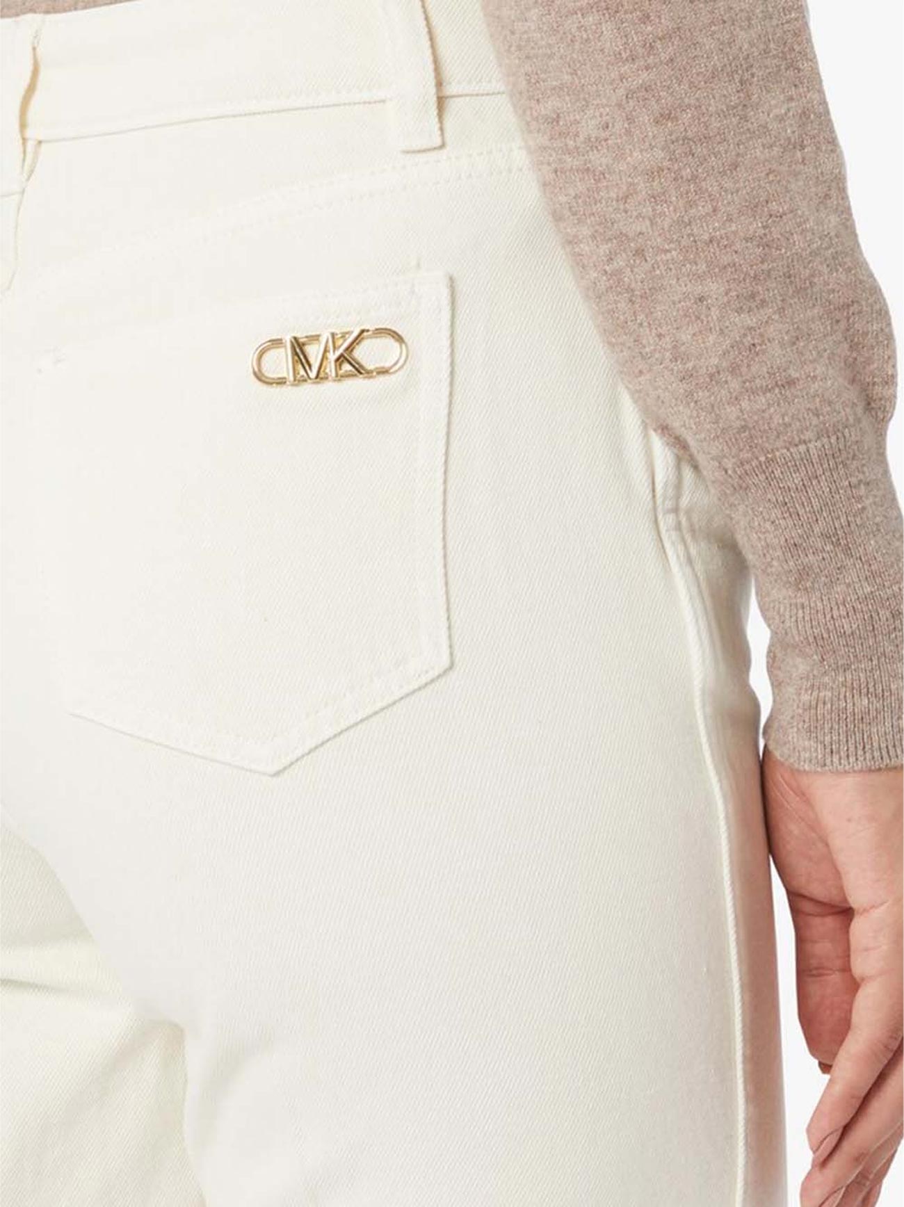 Womens Bone Crop Flare Jean