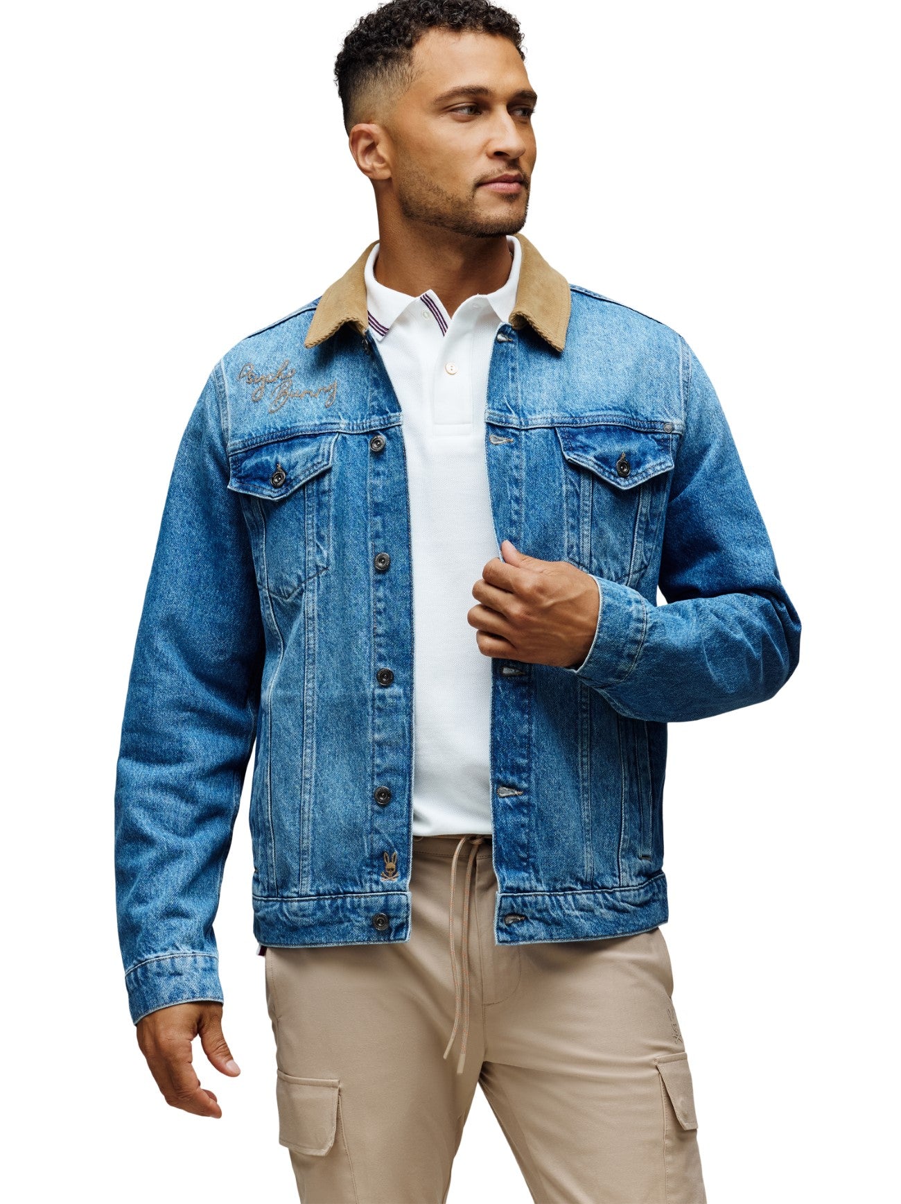 Mens Montana Denim Wade Denim Trucker Jacket