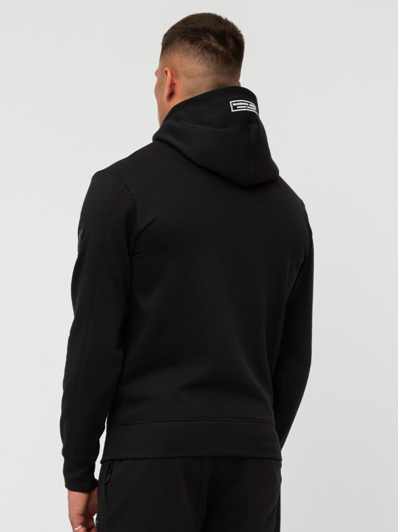 Mens Black Siren Full Zip Hoodie