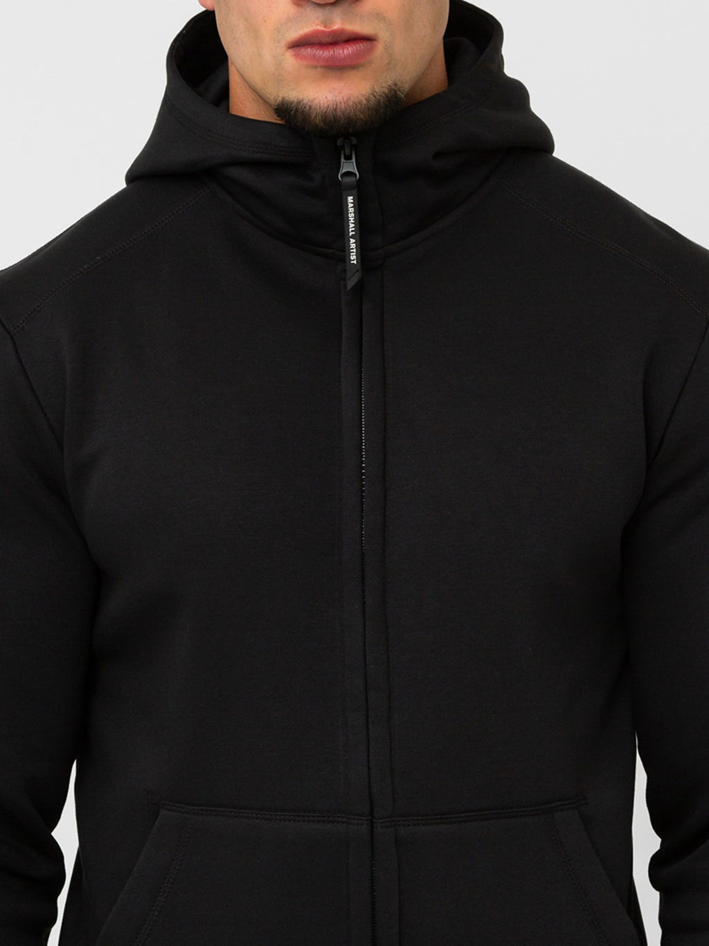 Mens Black Siren Full Zip Hoodie
