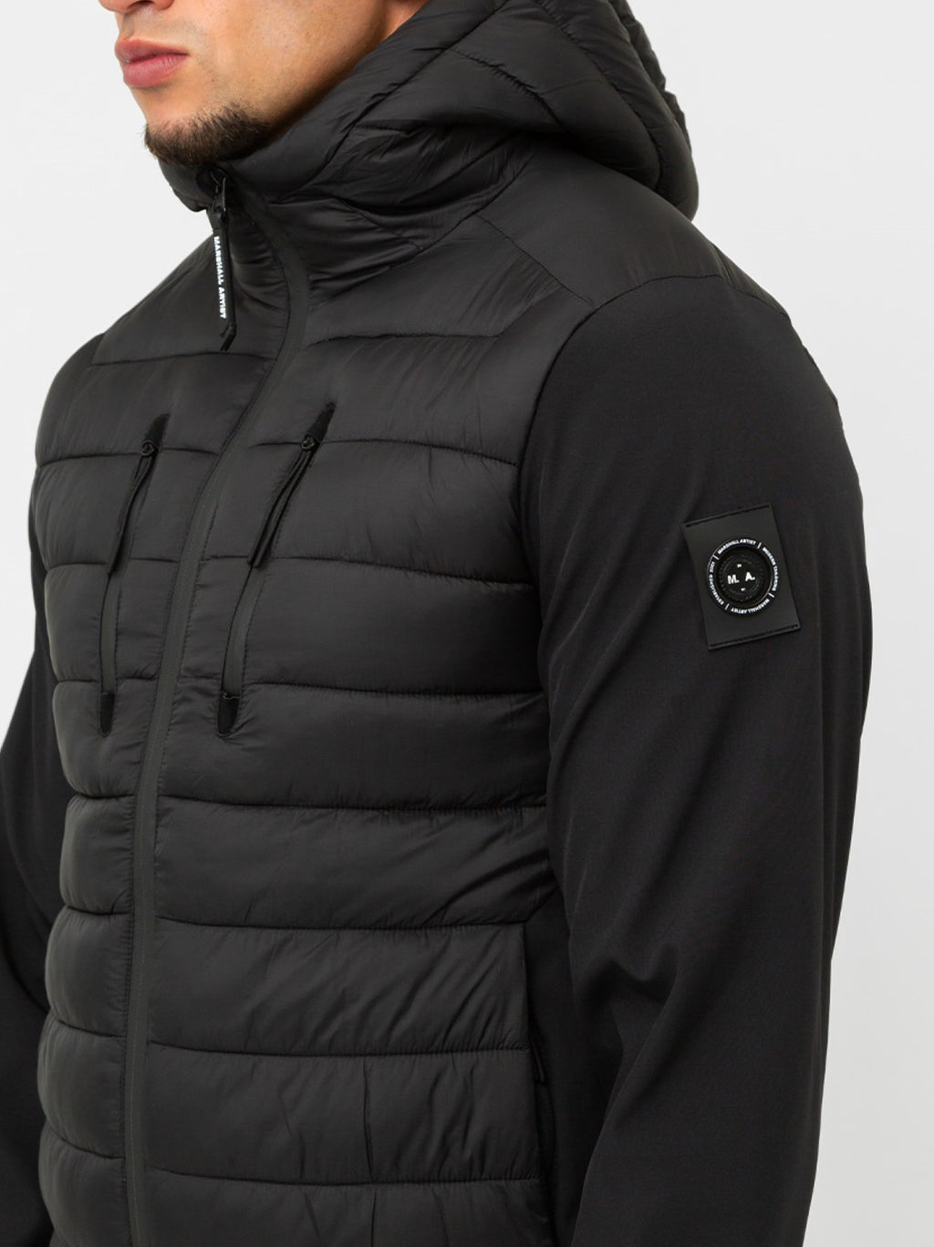 Mens Black Ibrido Softshell Jacket