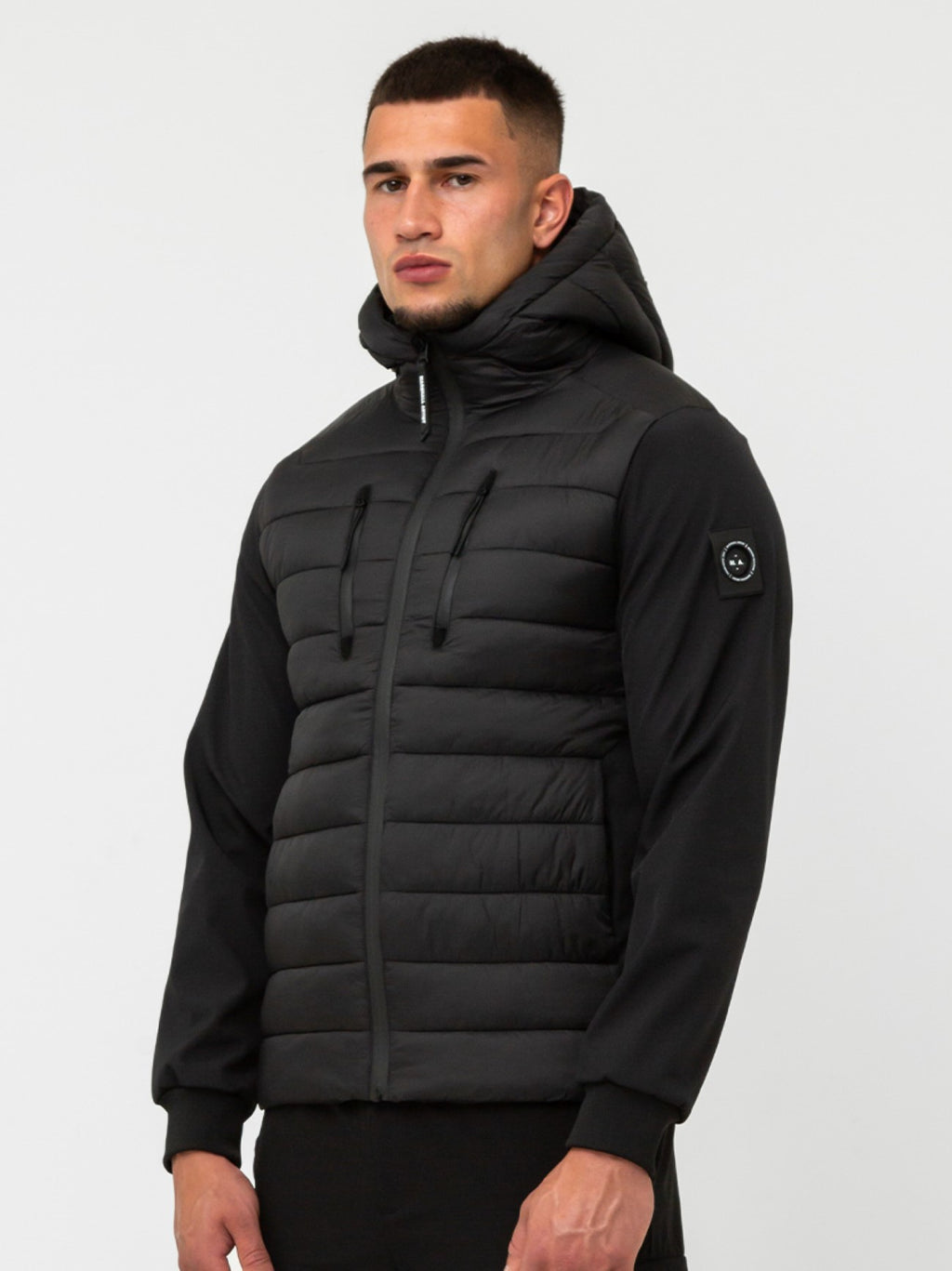 Mens Black Ibrido Softshell Jacket