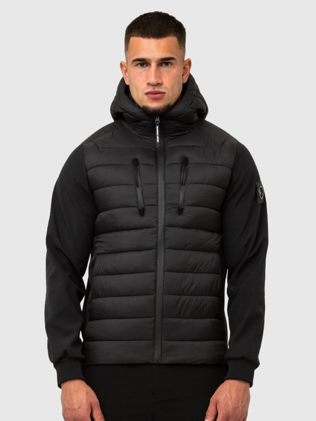 Mens Black Ibrido Softshell Jacket