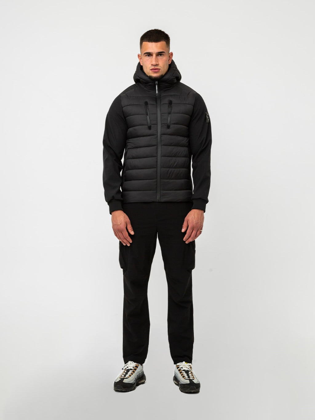 Mens Black Ibrido Softshell Jacket