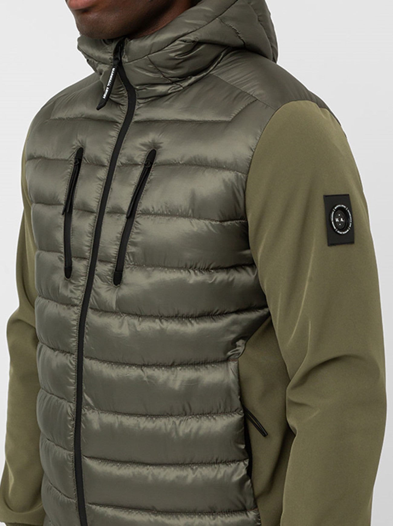 Mens Olive Ibrido Sofshell Jacket