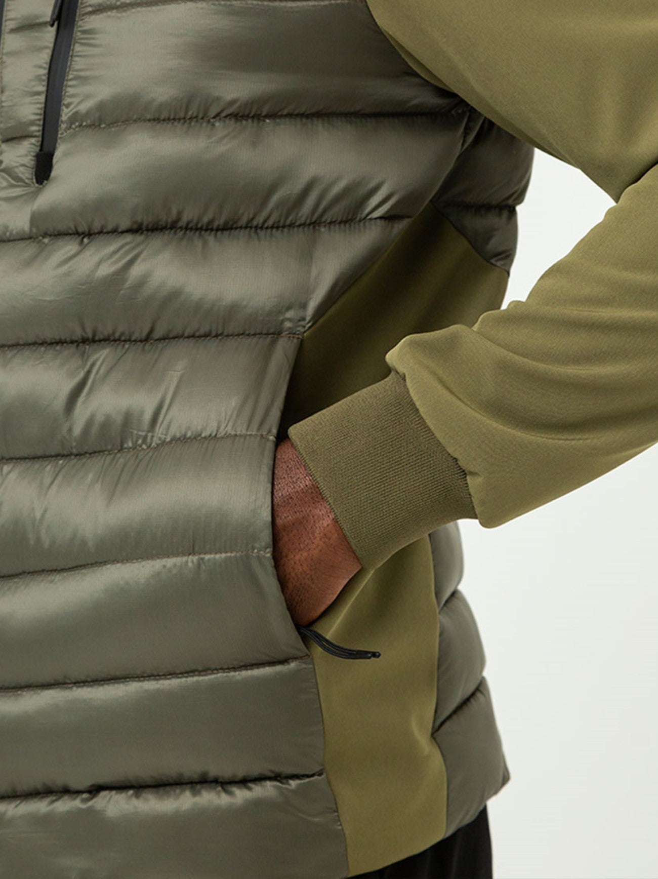 Mens Olive Ibrido Sofshell Jacket