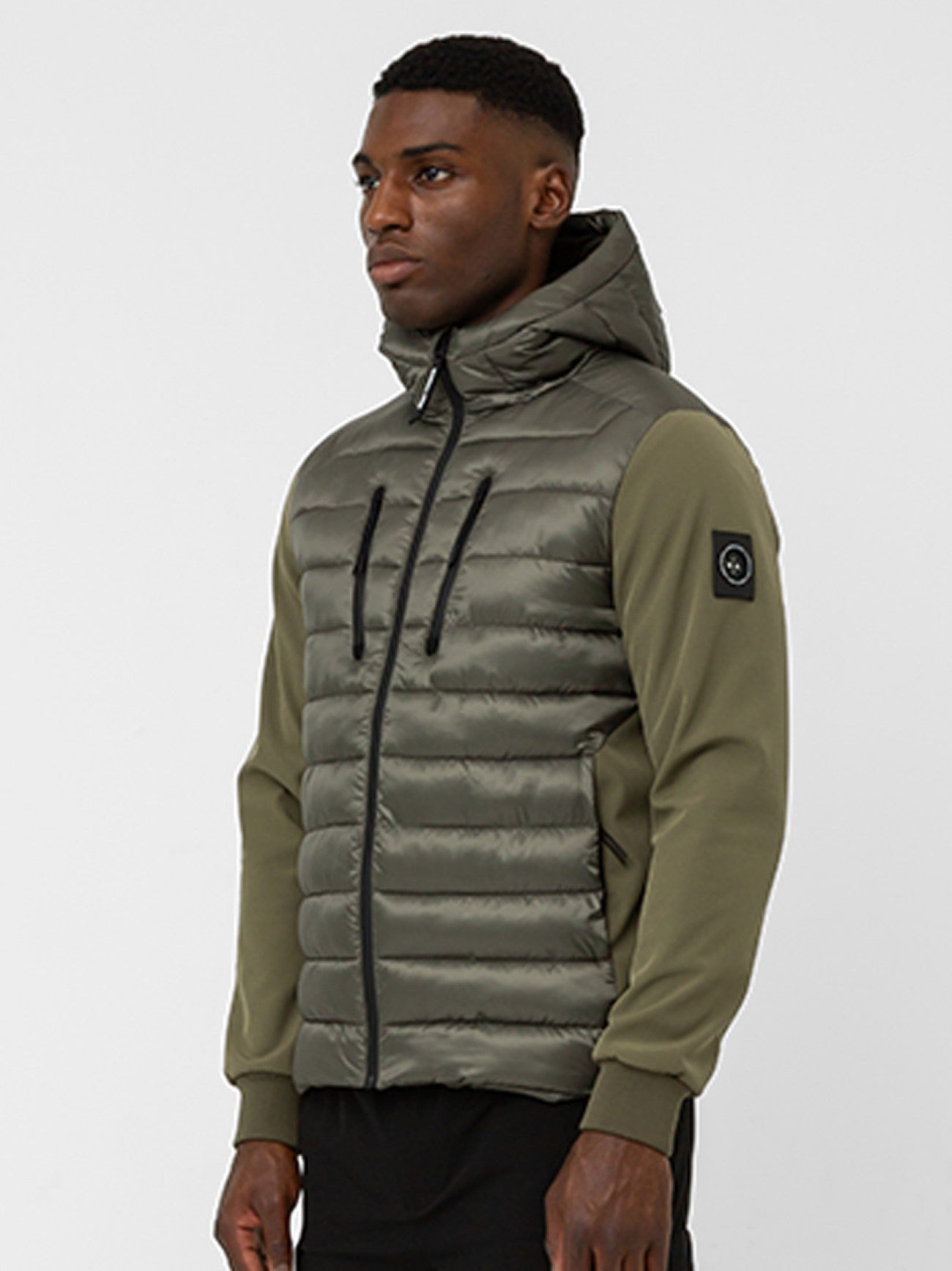 Mens Olive Ibrido Sofshell Jacket