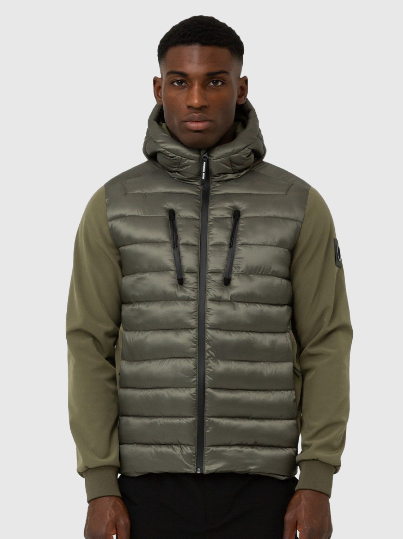 Mens Olive Ibrido Sofshell Jacket