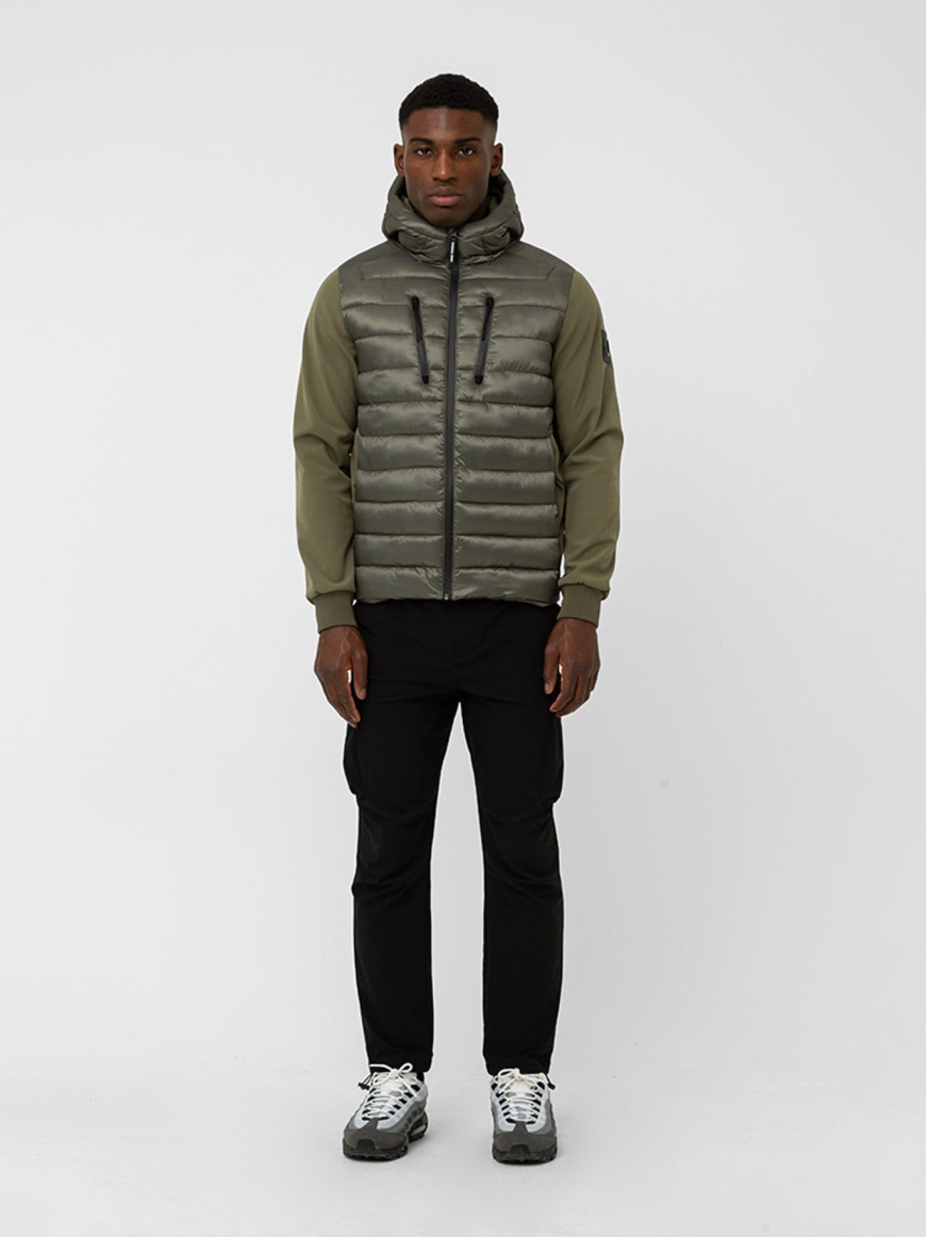 Mens Olive Ibrido Sofshell Jacket