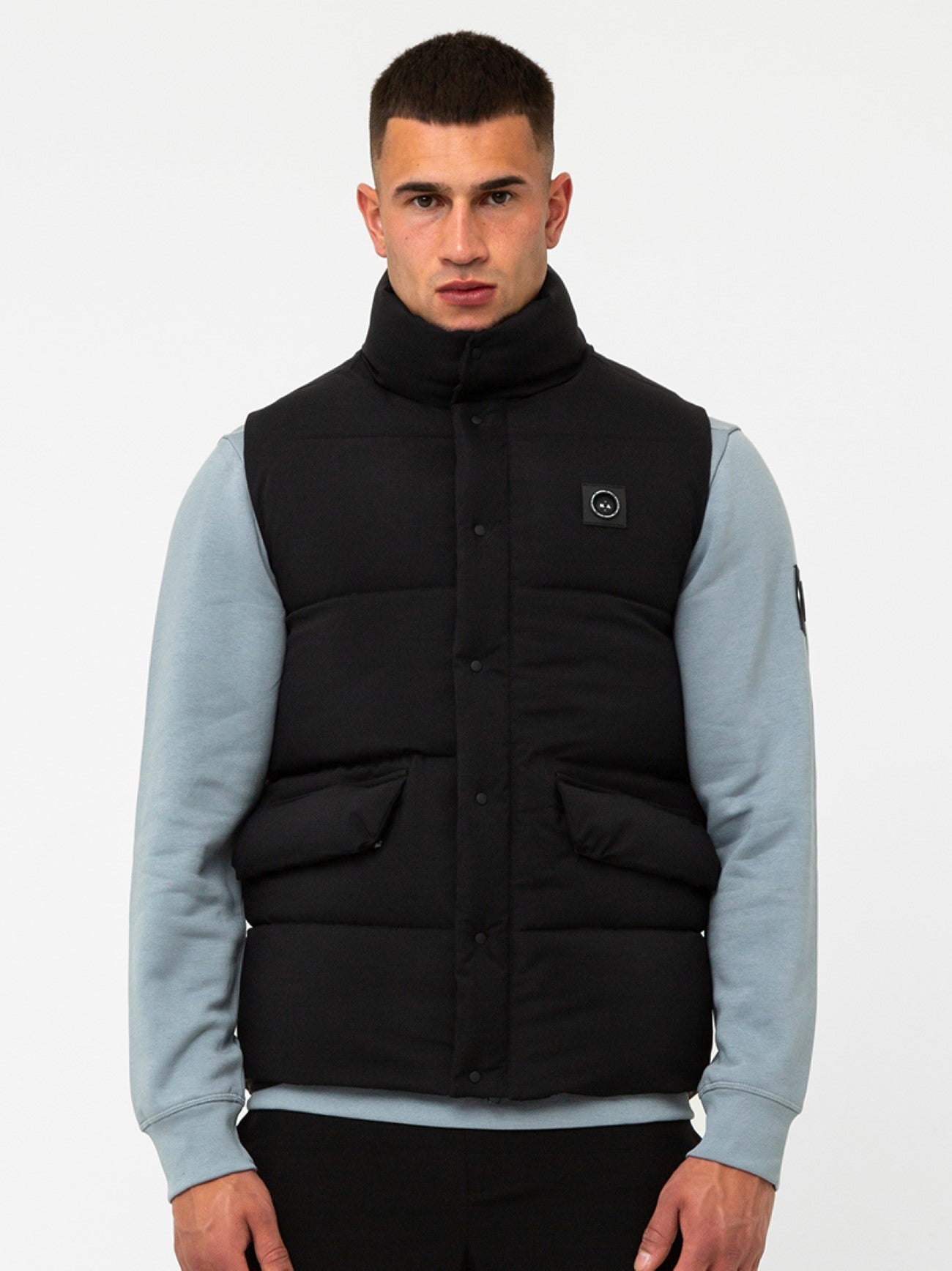 Mens Black Pinnacle Gilet
