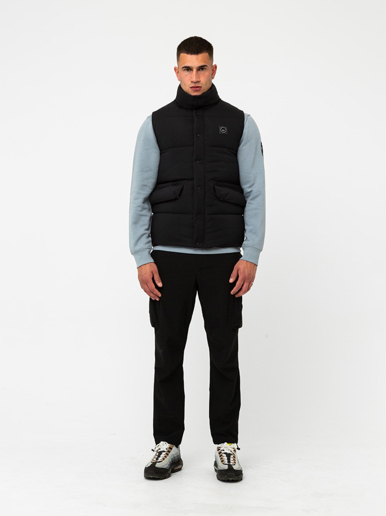 Mens Black Pinnacle Gilet