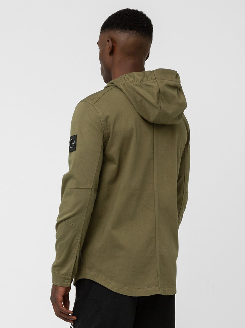 Mens Olive Battalglia Hoodie