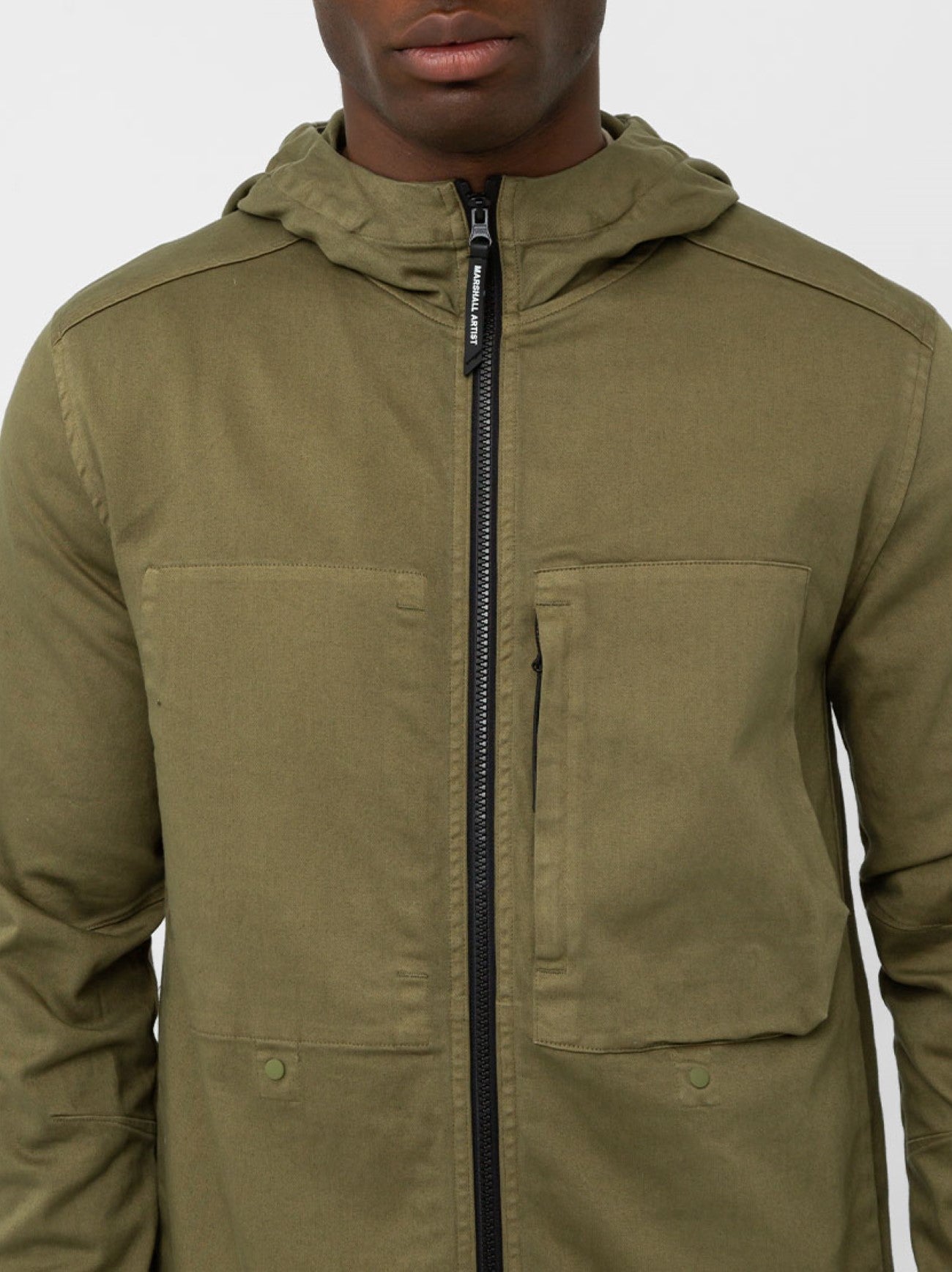 Mens Olive Battalglia Hoodie