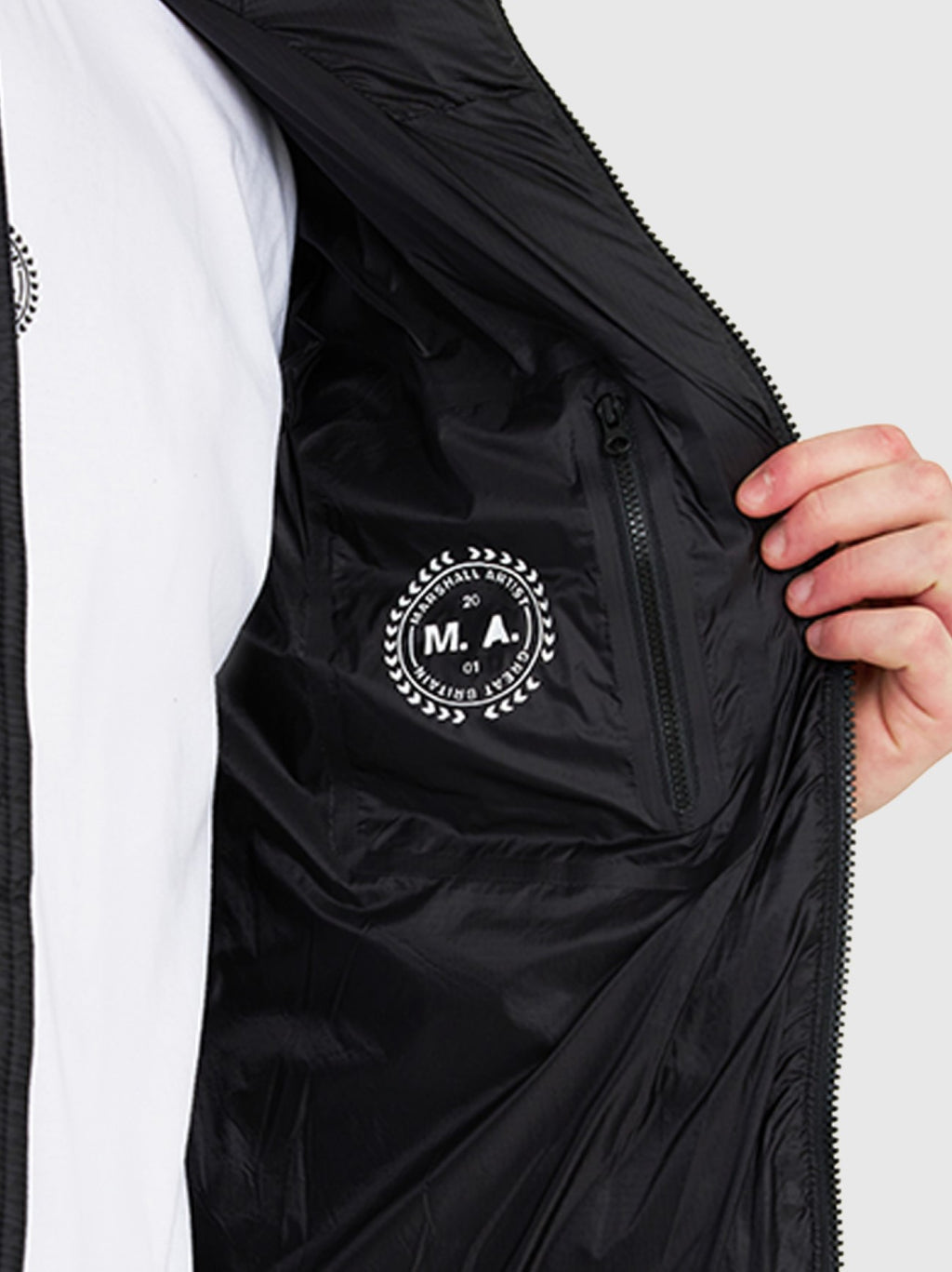 Mens Black Avalanche Bubble Jacket