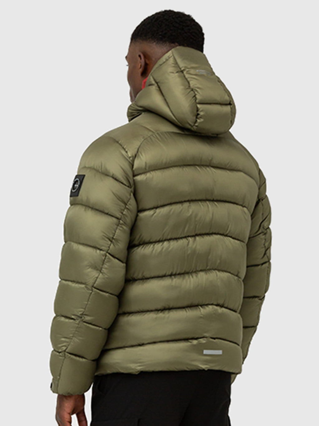 Mens Olive Avalanche Bubble Jacket