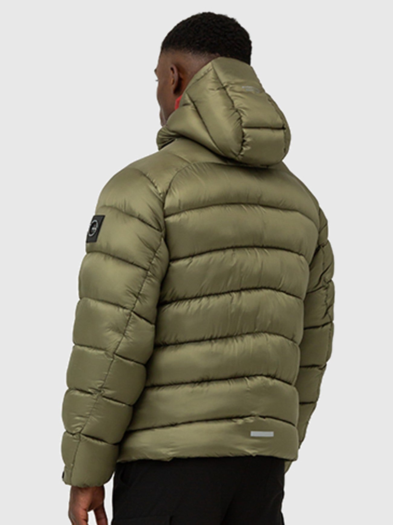 Mens Olive Avalanche Bubble Jacket