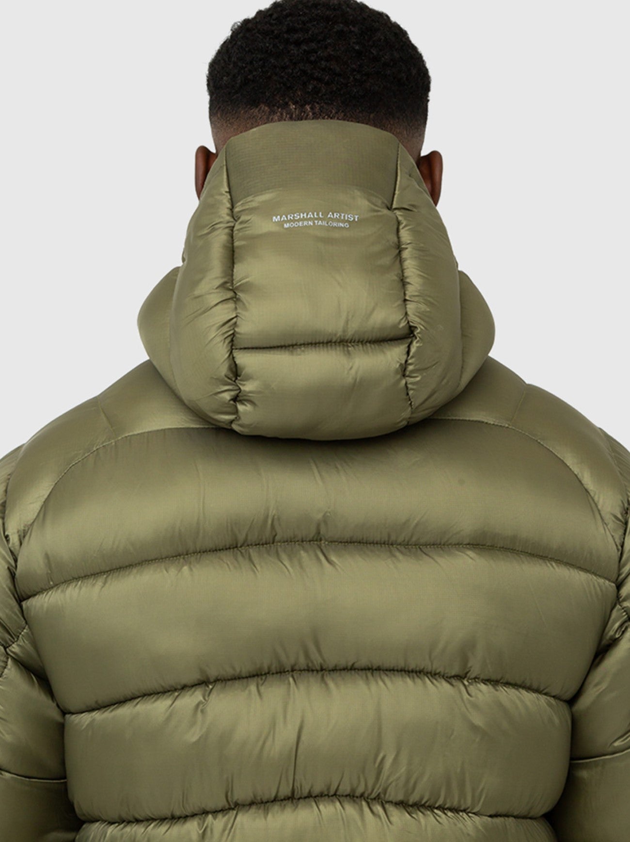 Mens Olive Avalanche Bubble Jacket