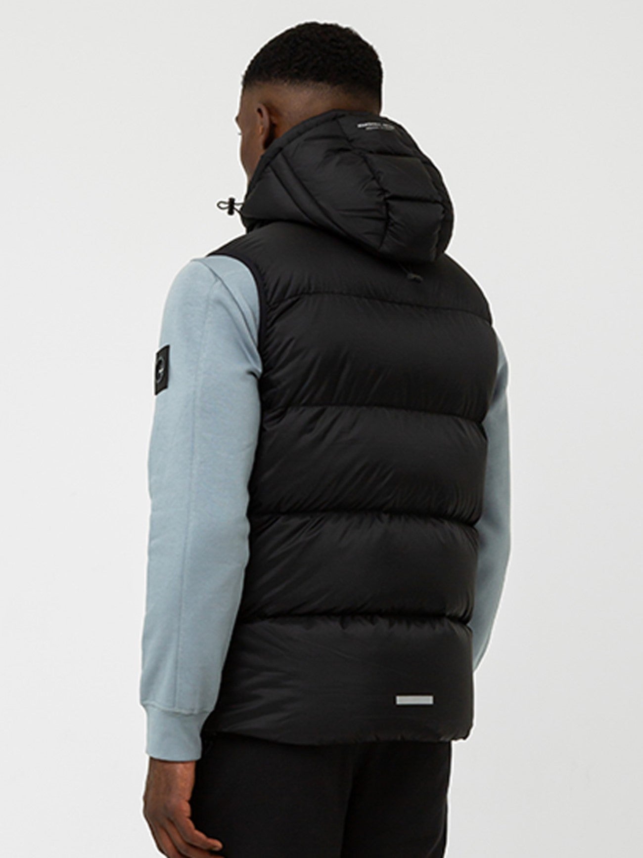 Mens Black Saint Ellias Bubble Vest