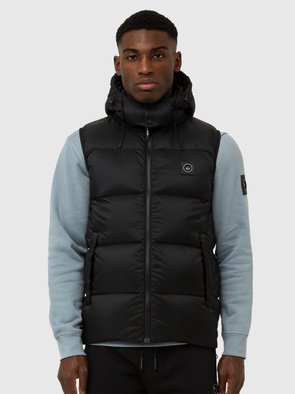 Mens Black Saint Ellias Bubble Vest