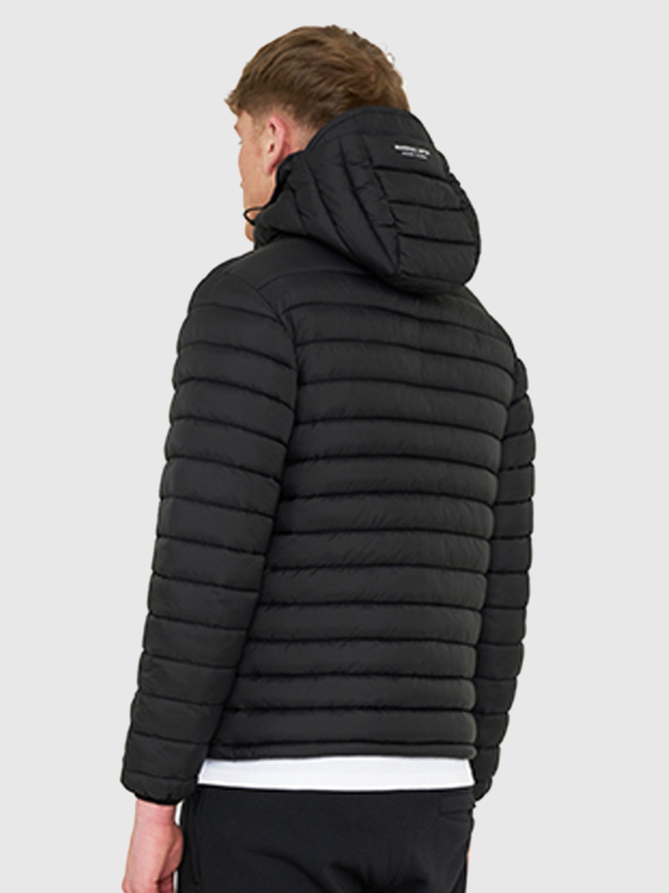 Mens Black Cascade Bubble Jacket
