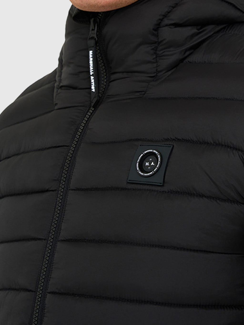 Mens Black Cascade Bubble Jacket