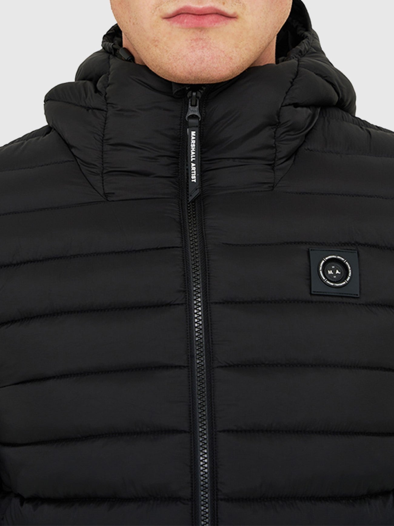 Mens Black Cascade Bubble Jacket