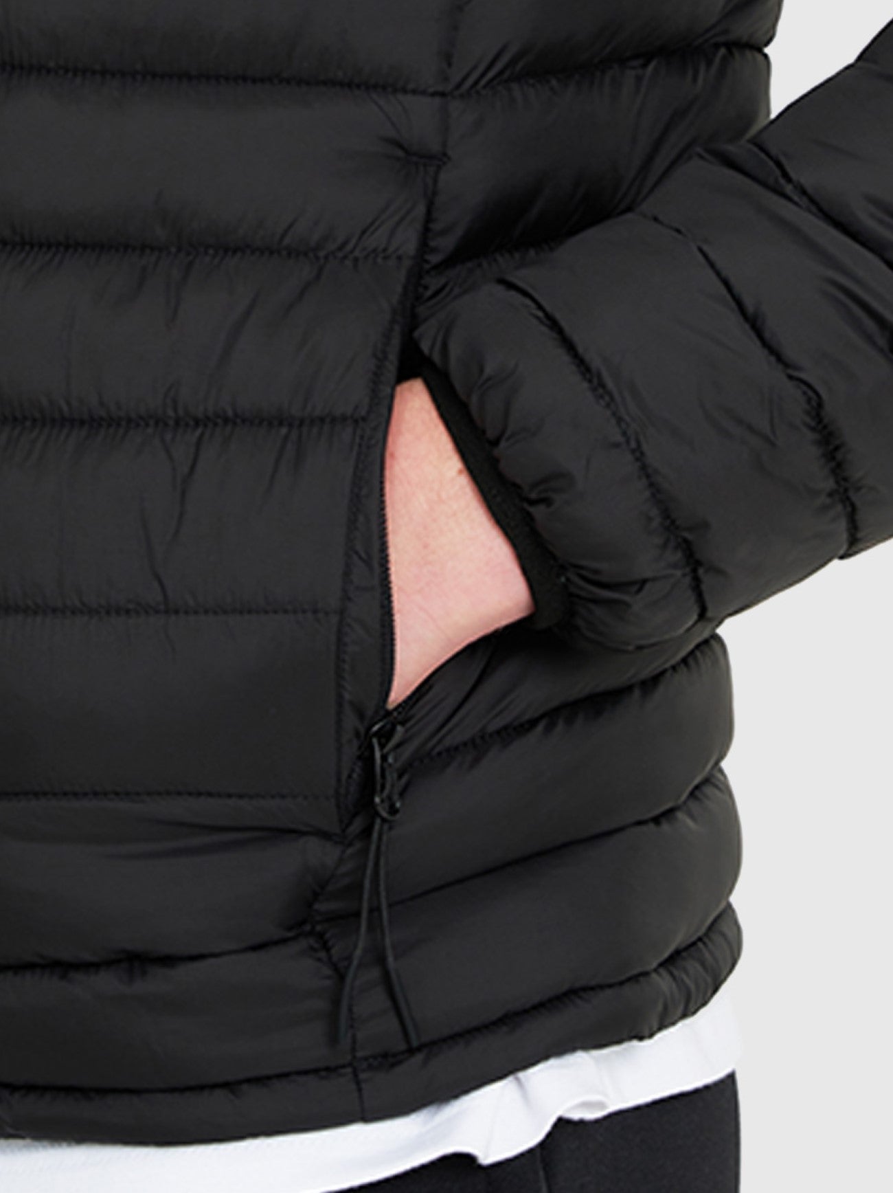 Mens Black Cascade Bubble Jacket