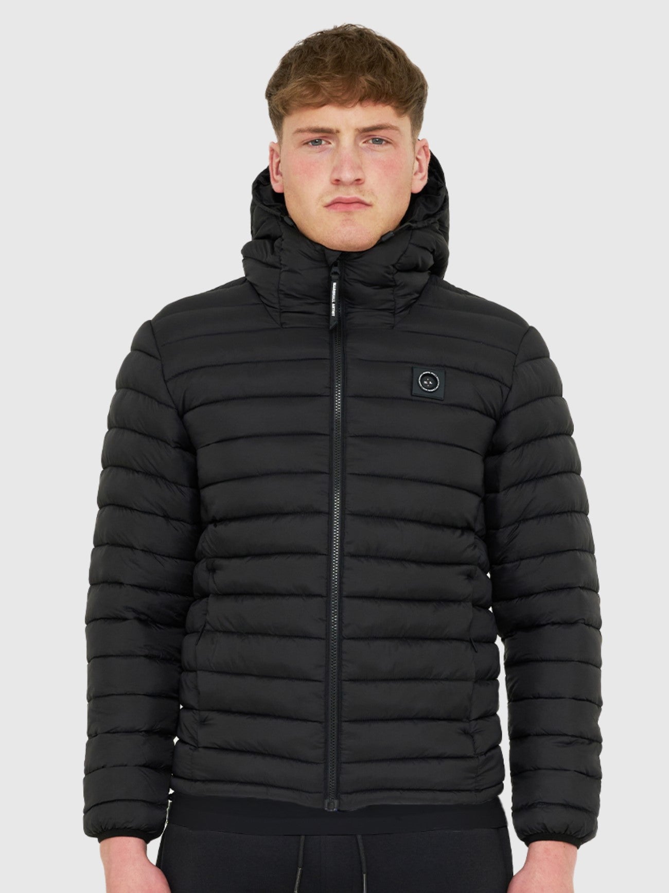 Mens Black Cascade Bubble Jacket