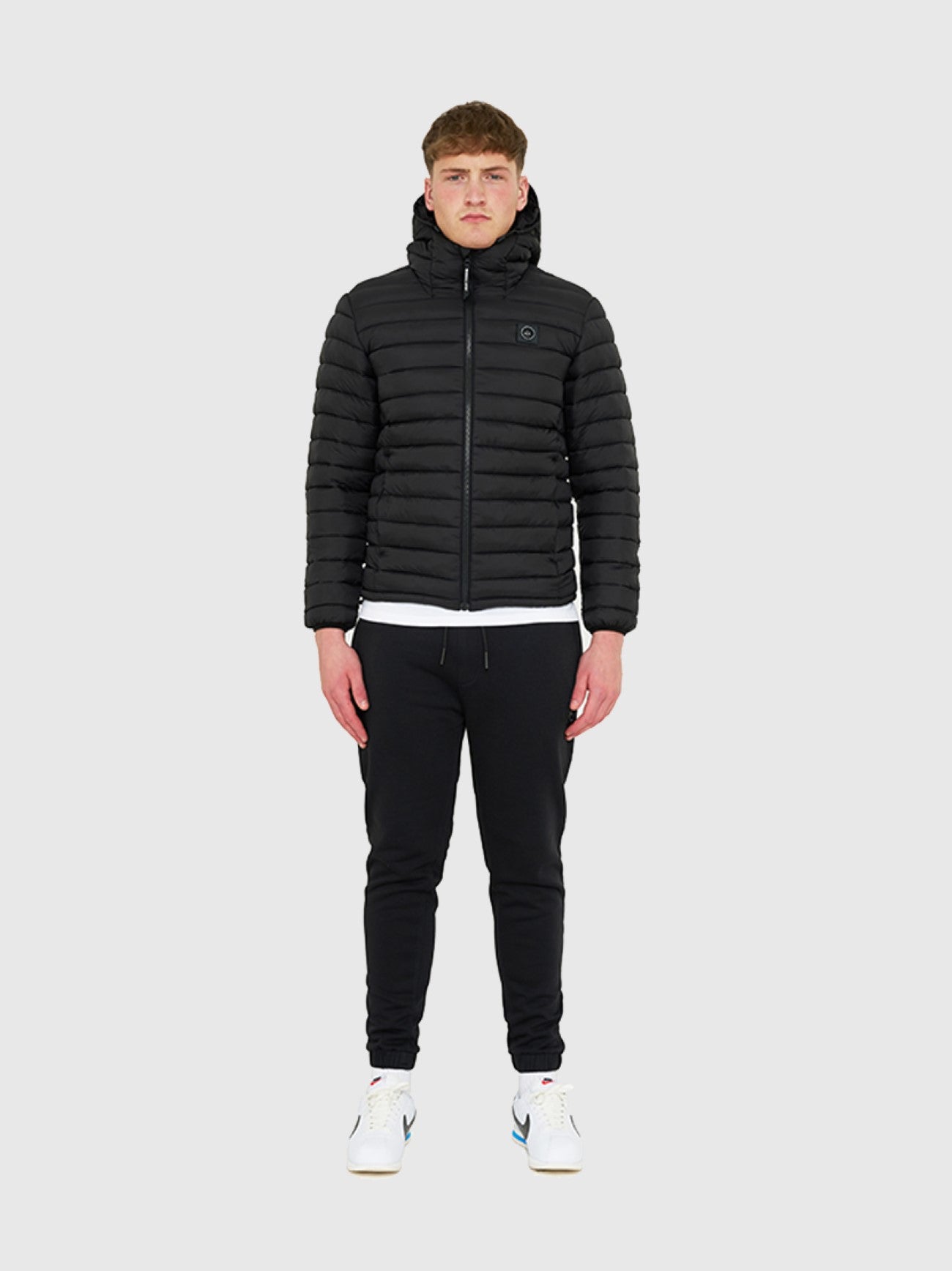 Mens Black Cascade Bubble Jacket