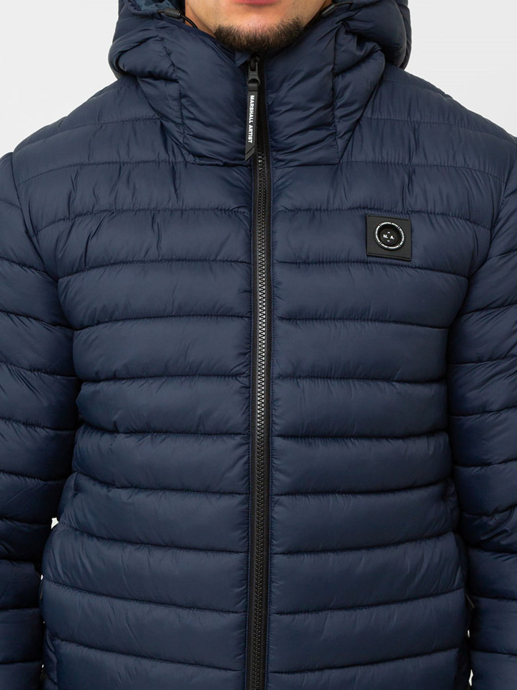 Mens Navy Cascade Bubble Jacket