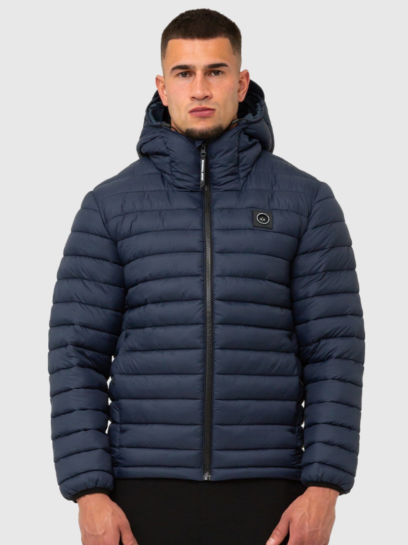 Mens Navy Cascade Bubble Jacket