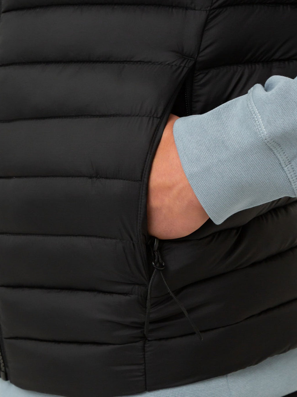 Mens Black Wayfarer Gilet