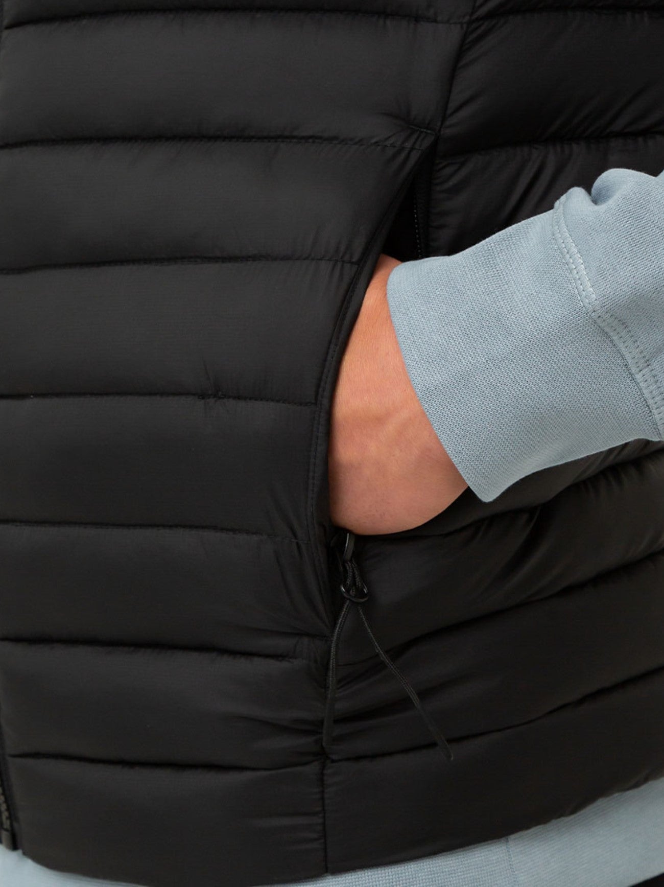 Mens Black Wayfarer Gilet