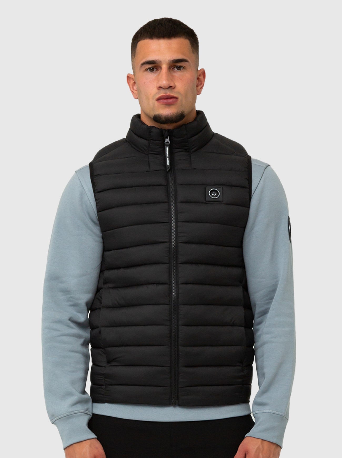 Mens Black Wayfarer Gilet