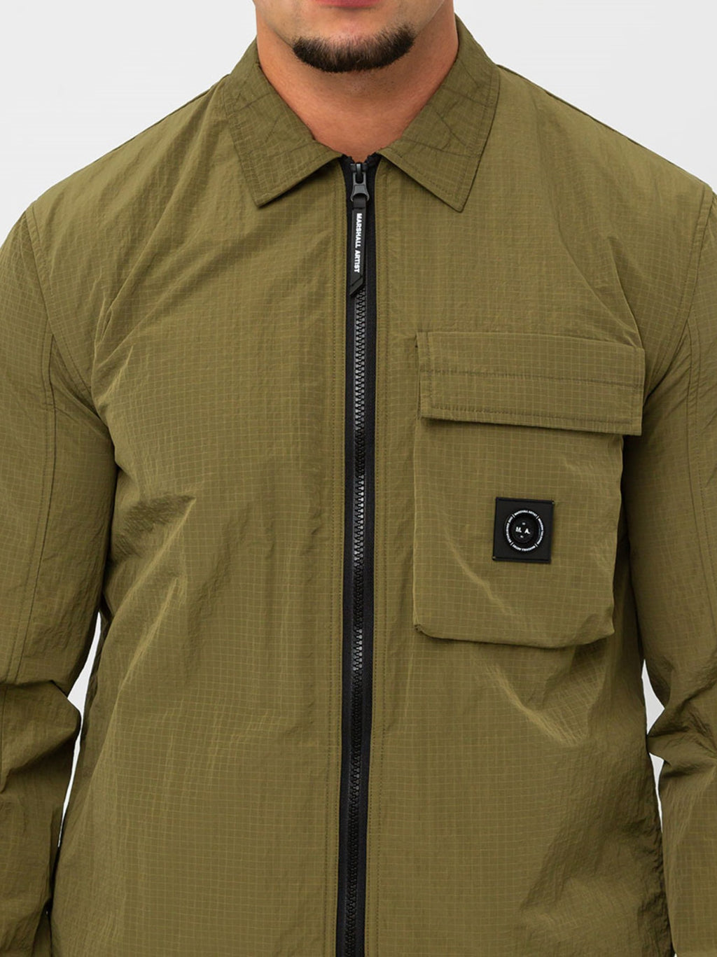 Mens Khaki Novado Overshirt