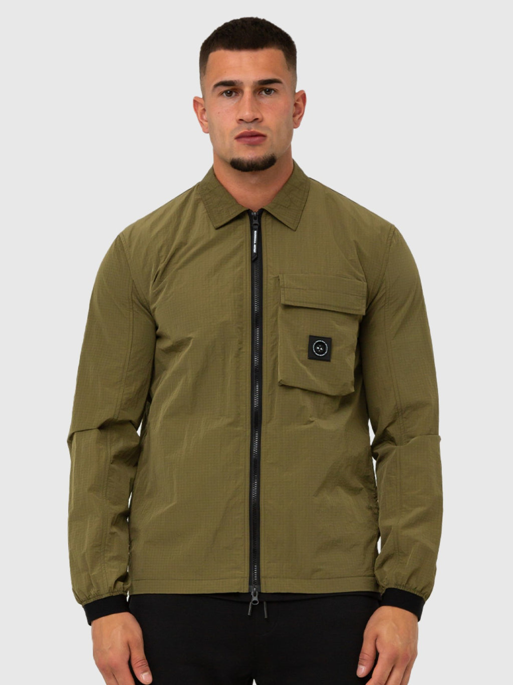 Mens Khaki Novado Overshirt