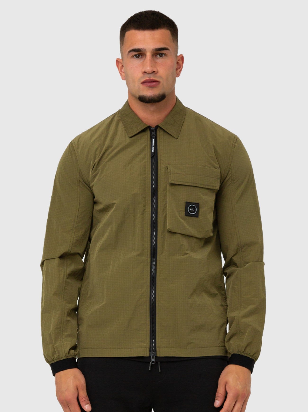 Mens Khaki Novado Overshirt
