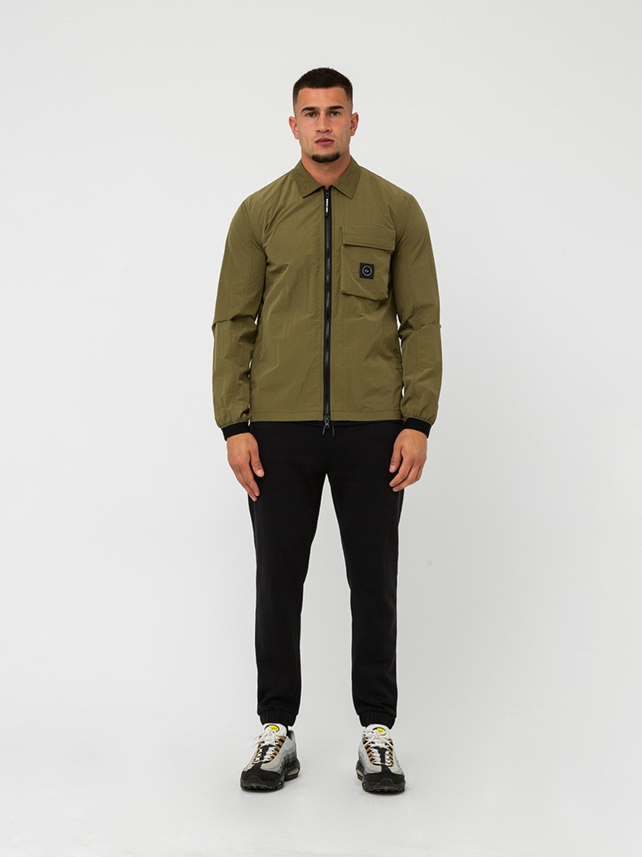 Mens Khaki Novado Overshirt