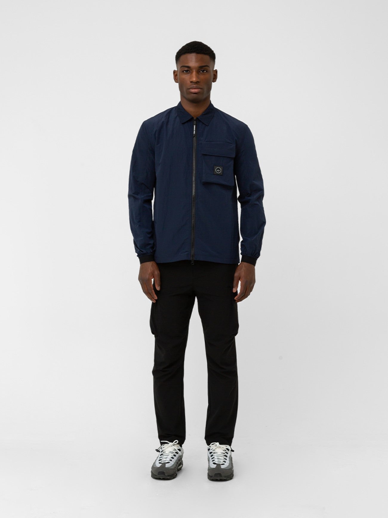 Mens Navy Novado Overshirt