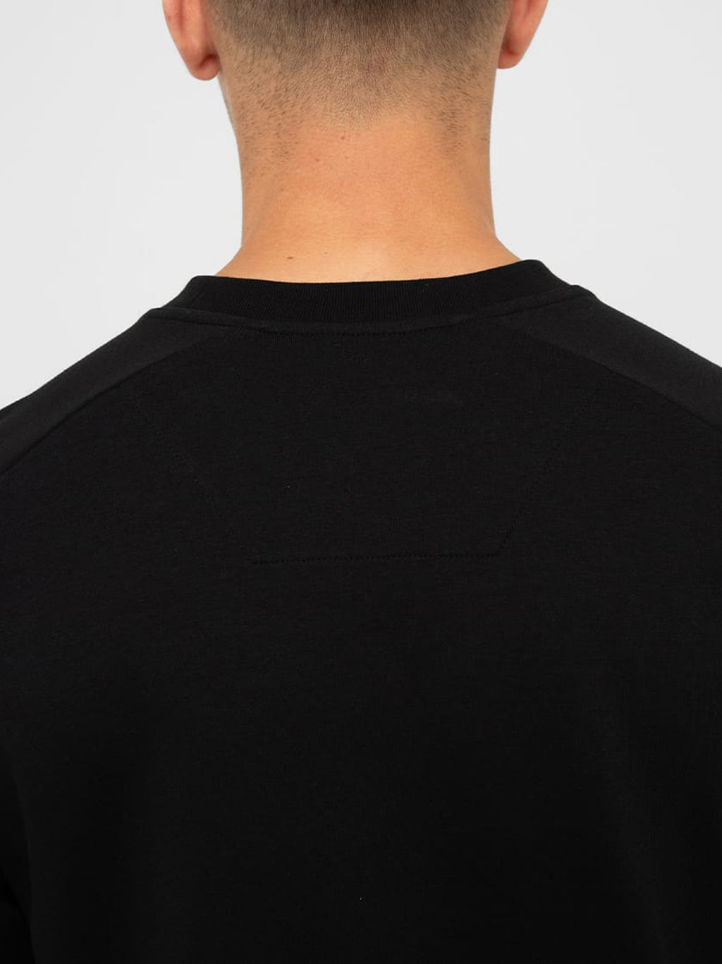 Mens Black Tecnica Crew Neck Sweatshirt