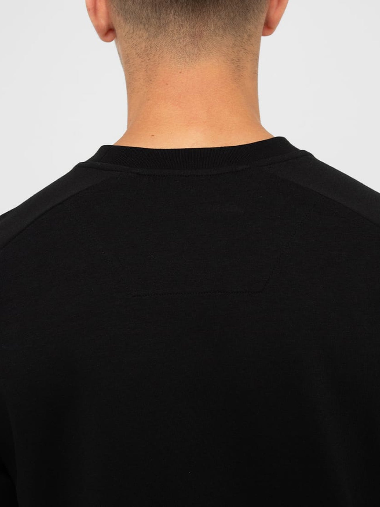 Mens Black Tecnica Crew Neck Sweatshirt