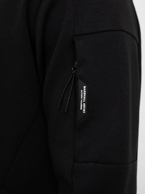 Mens Black Tecnica Crew Neck Sweatshirt