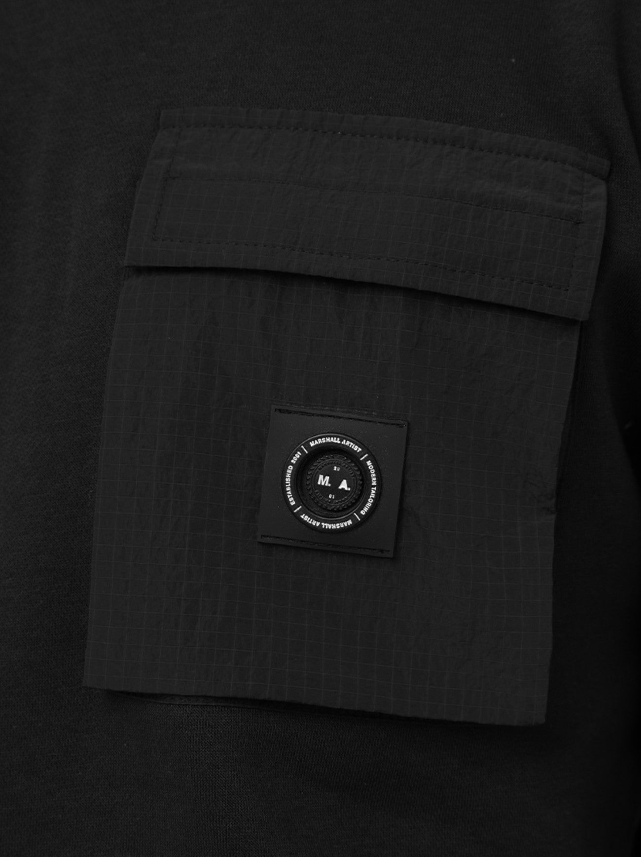 Mens Black Nevado Crew Neck Sweatshirt