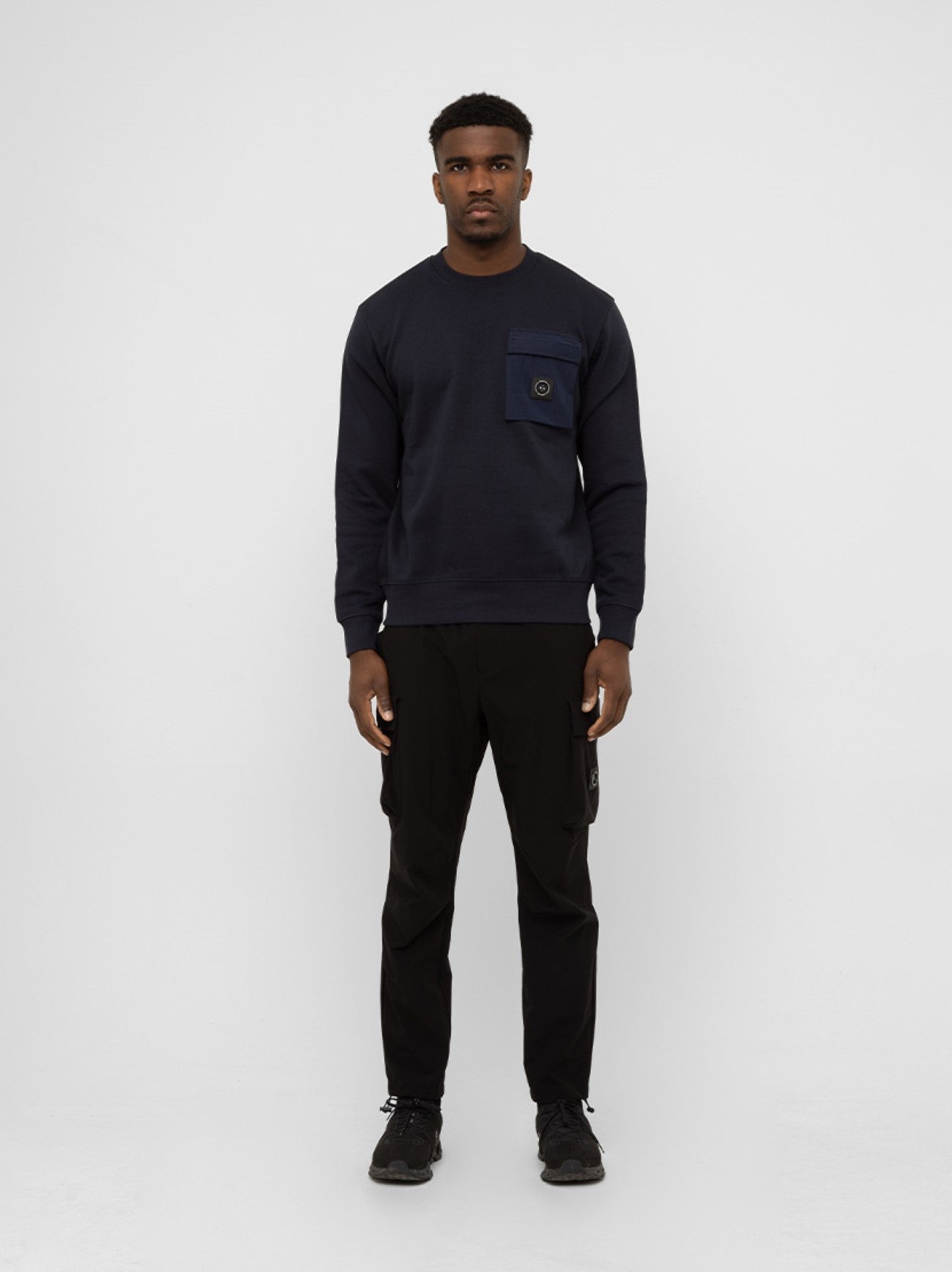 Mens Navy Nevado Crew Neck Sweatshirt