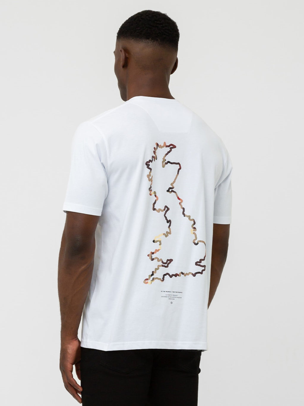 Mens White House Check Map T-Shirt