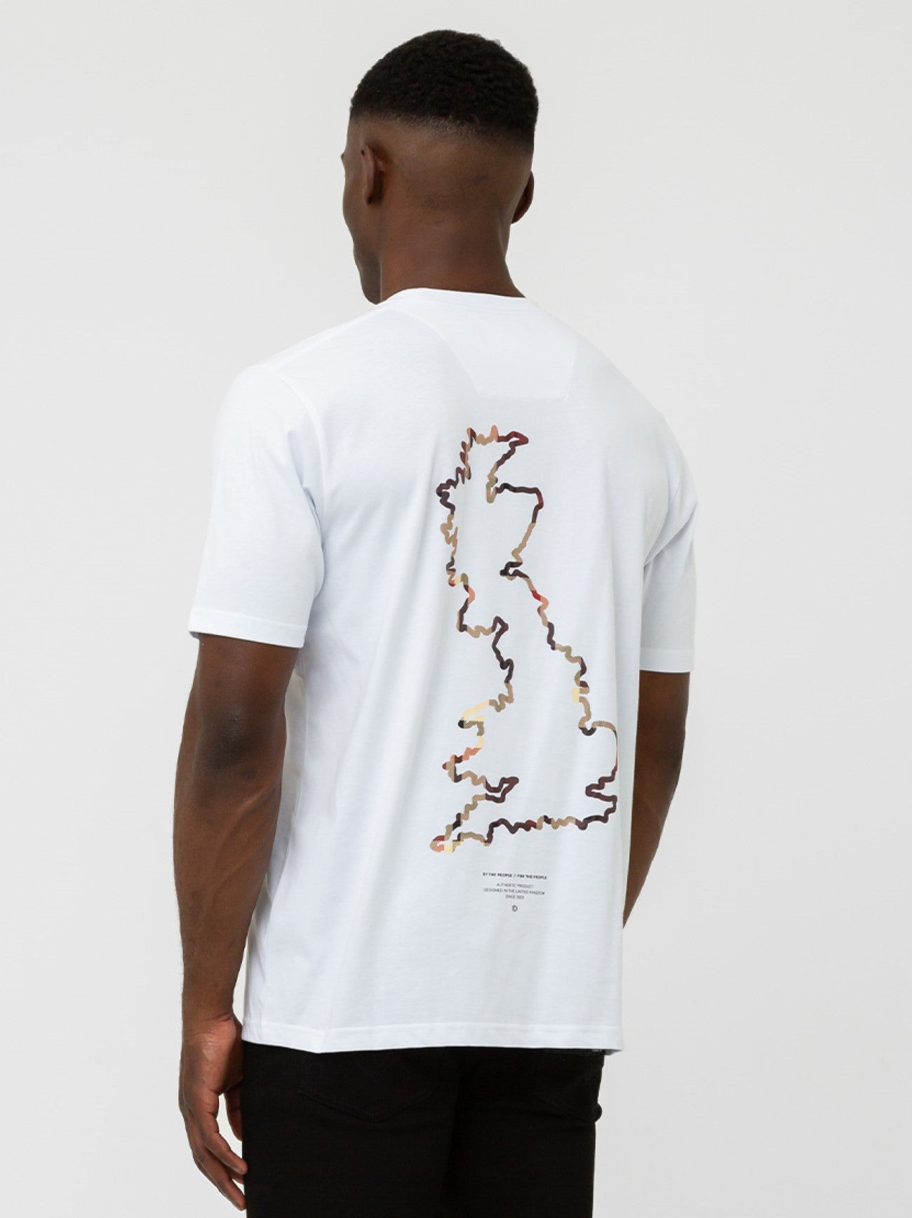 Mens White House Check Map T-Shirt