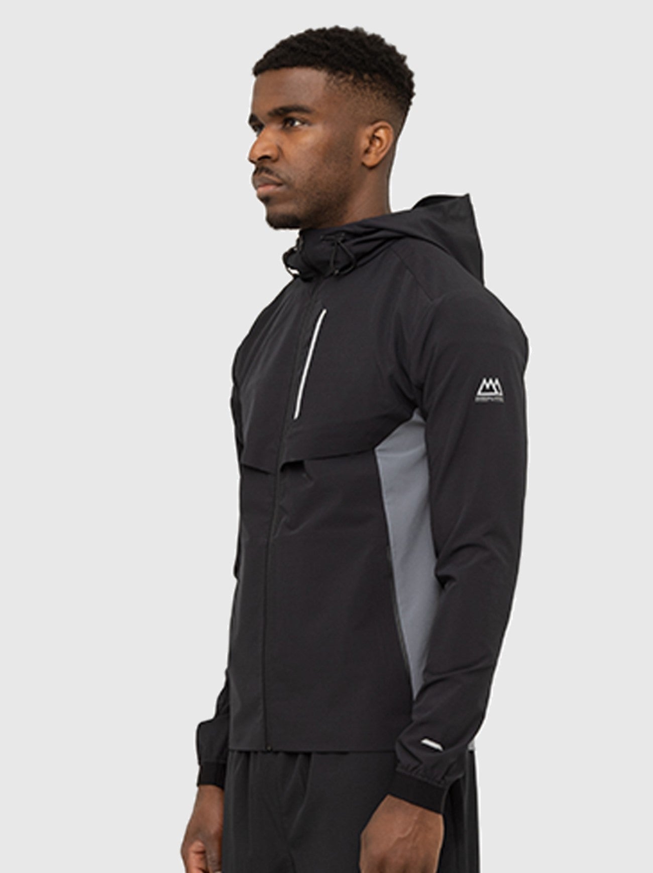 Mens Black Elevate Track Jacket