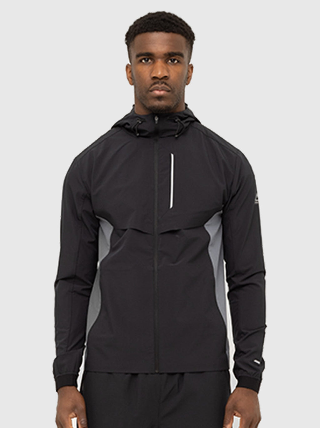 Mens Black Elevate Track Jacket