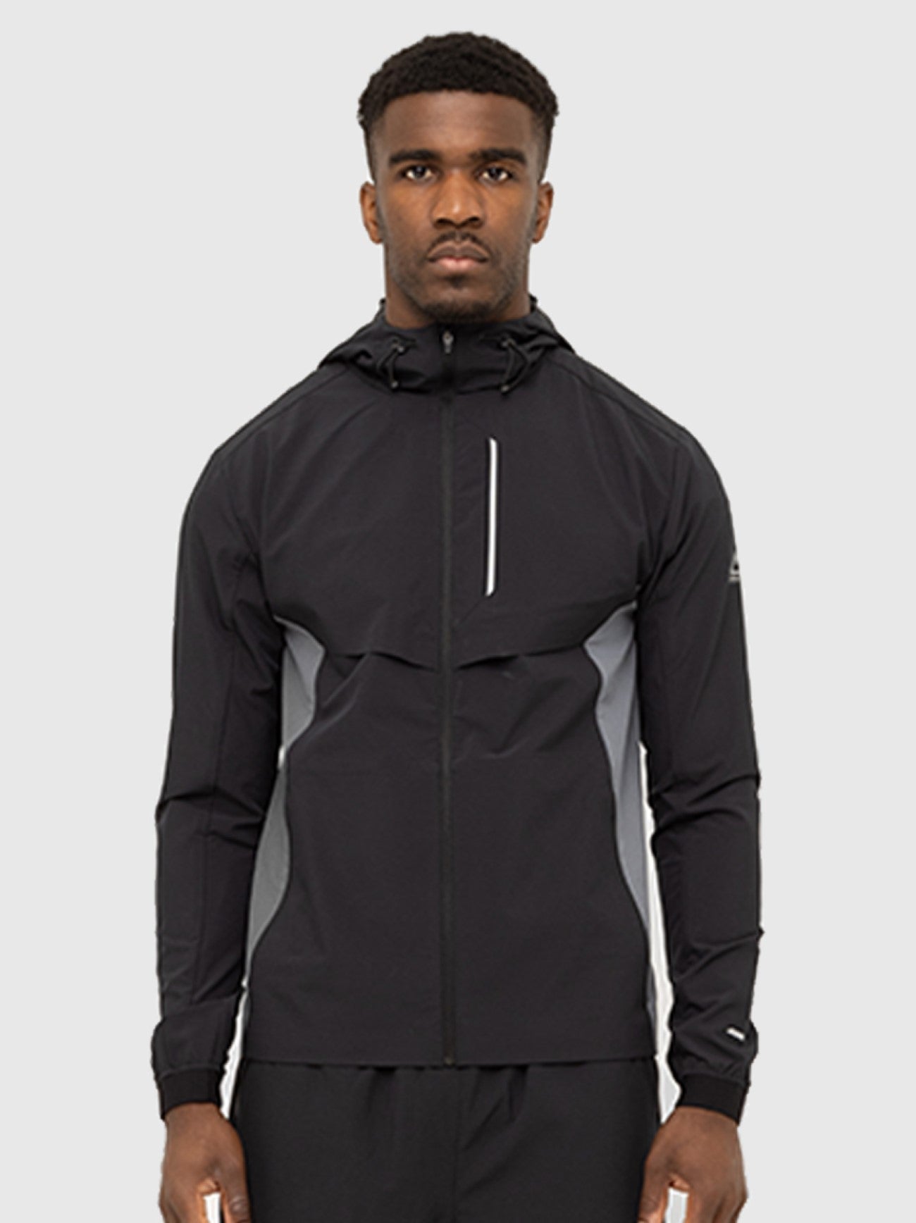 Mens Black Elevate Track Jacket