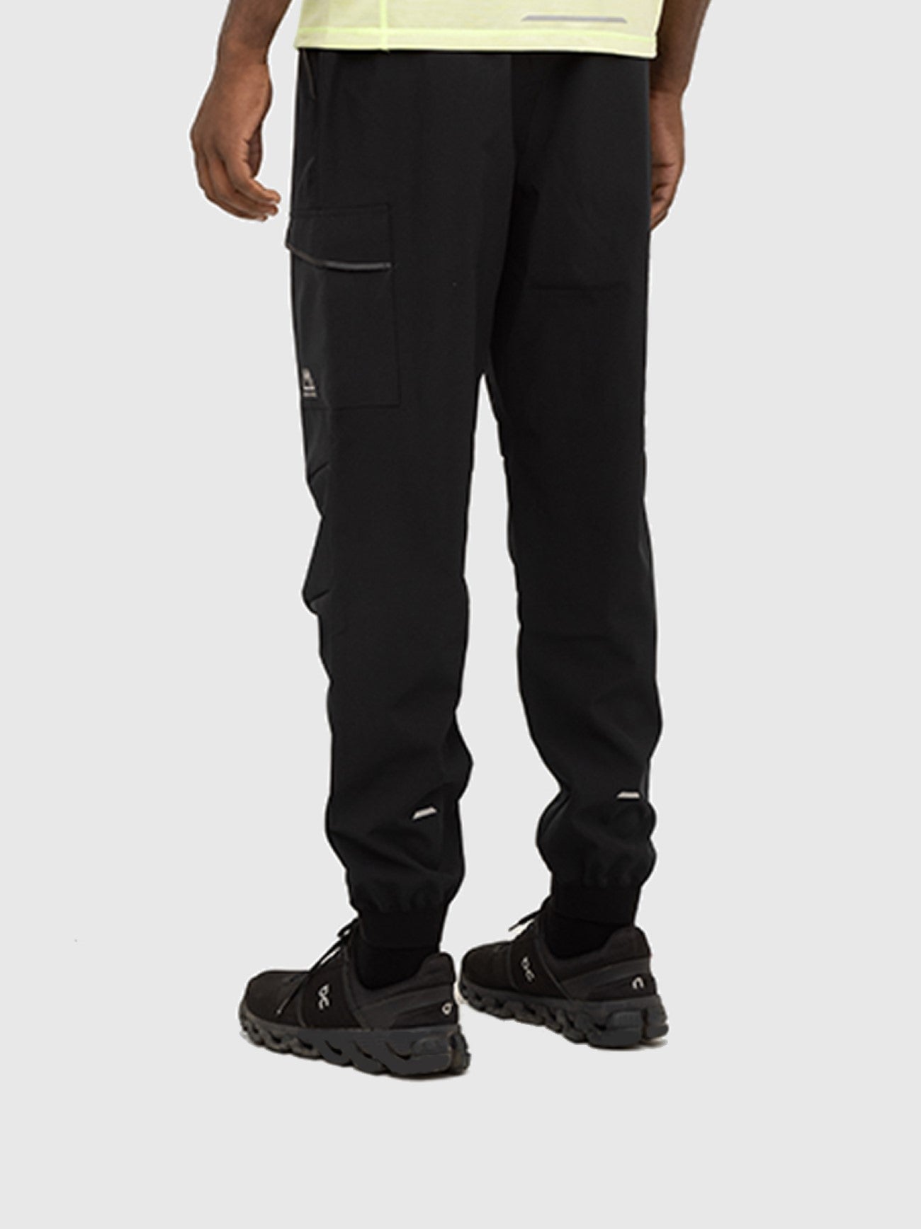 Mens Black Elevate Track Pant